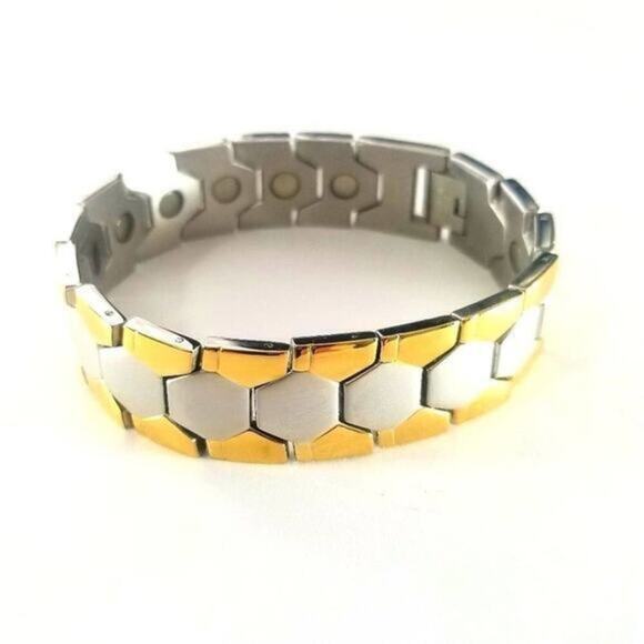 New stainless steel magnetic bracelet‎ 8 in… - Picture 1 of 4